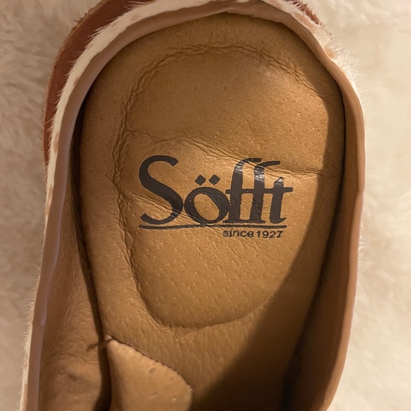 Sofft Ameera Mules in Caramel Ivory - Cow Print - Picture 8 of 8